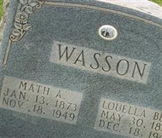 Math A Wasson