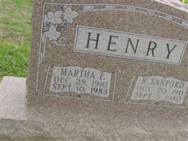 Matha F. Henry Matha F. Henry
