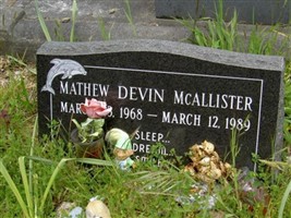 Mathew Devin McAllister Mathew Devin McAllister