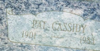 Mathew Patrick "Pat" Cassidy Mathew Patrick "Pat" Cassidy