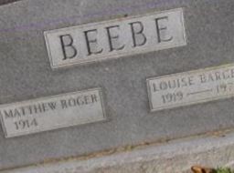 Mathew Roger Beebe Mathew Roger Beebe