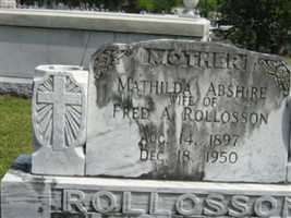 Mathilda Abshire Rollosson Mathilda Abshire Rollosson