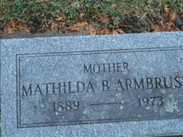 Mathilda B Armbrust