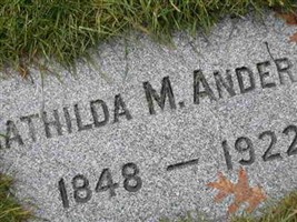 Mathilda M Anderson Mathilda M Anderson