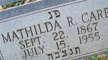 Mathilda "Tillie" Rosenbaum Carb