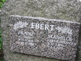 Mathilde Graikowsky Ebert Mathilde Graikowsky Ebert