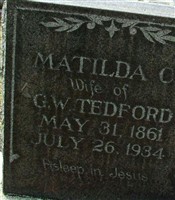 Matilda C. Tedford Matilda C. Tedford