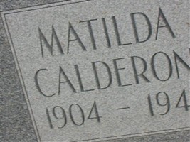 Matilda Calderon Matilda Calderon