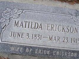 Matilda Ingrid Peterson Erickson