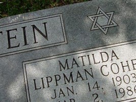 Matilda Lippman Cohen Goldstein Matilda Lippman Cohen Goldstein