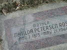 Matilda Marie Olsen Petersen Rose Matilda Marie Olsen Petersen Rose