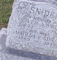 Matilda R. Struck Snider Matilda R. Struck Snider