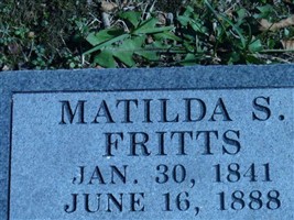 Matilda Sarah Moody Fritts Matilda Sarah Moody Fritts