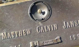 Matthew Calvin Jansen Matthew Calvin Jansen