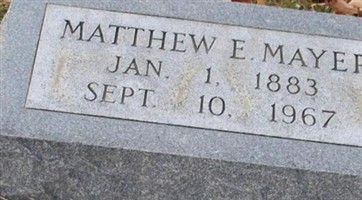 Matthew E. Mayer Matthew E. Mayer