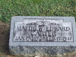 Matthew Edward Carter