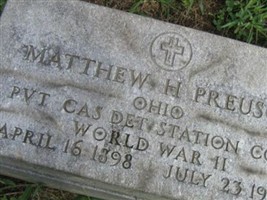 Matthew H Preusch