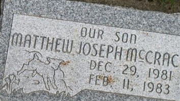 Matthew Joseph McCracken Matthew Joseph McCracken