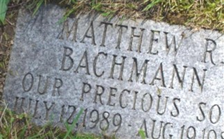 Matthew R. Bachmann Matthew R. Bachmann
