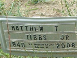Matthew T Tibbs, Jr Matthew T Tibbs, Jr