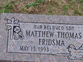 Matthew Thomas Fridsma