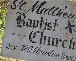 Saint Matthews Baptist Church Cemetery