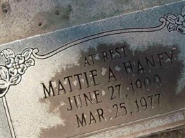 Mattie A Haney