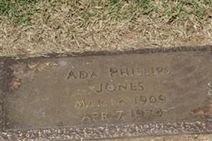 Mattie Ada Phillips Jones