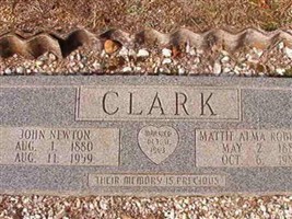 Mattie Alma Roberson Clark Mattie Alma Roberson Clark