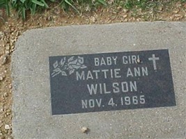 Mattie Ann Wilson Mattie Ann Wilson