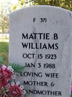 Mattie B Williams
