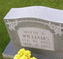 Mattie B. Williams