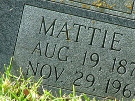 Mattie Berta Moxley Nicholson