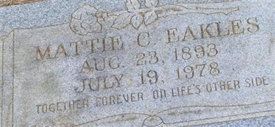 Mattie C Eakles