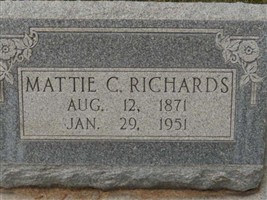 Mattie Cecelia Sells Richards Mattie Cecelia Sells Richards