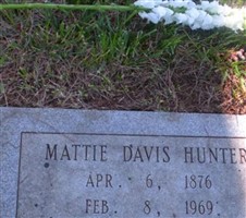 Mattie Cofield Davis Hunter