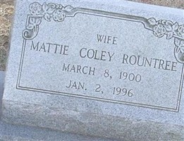 Mattie Coley Rountree Mattie Coley Rountree