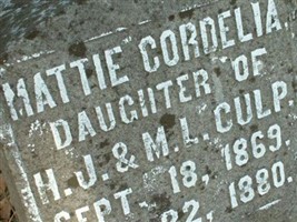 Mattie Cordelia Culp