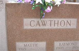 Mattie Dean Cawthon Mattie Dean Cawthon