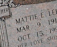 Mattie E. Lee Turbeville