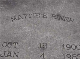 Mattie E. Riner