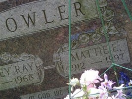 Mattie E. Shamblin Fowler Mattie E. Shamblin Fowler