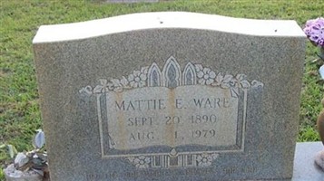 Mattie E Ware Mattie E Ware