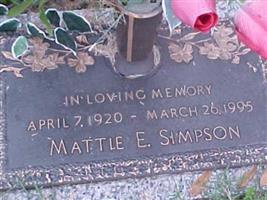 Mattie Estalle Clark Simpson