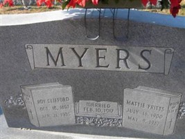 Mattie Fritts Myers Mattie Fritts Myers
