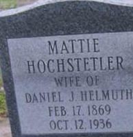 Mattie Hochstetler Helmuth Mattie Hochstetler Helmuth