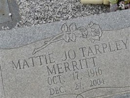 Mattie Jo Tarpley Merritt Mattie Jo Tarpley Merritt