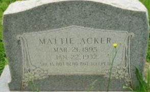 Mattie Kelly Acker
