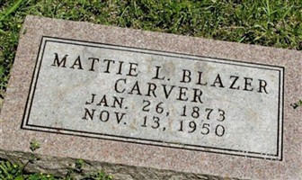 Mattie L Blazer Carver Mattie L Blazer Carver