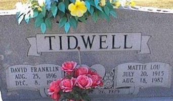 Mattie Lou Tidwell Mattie Lou Tidwell